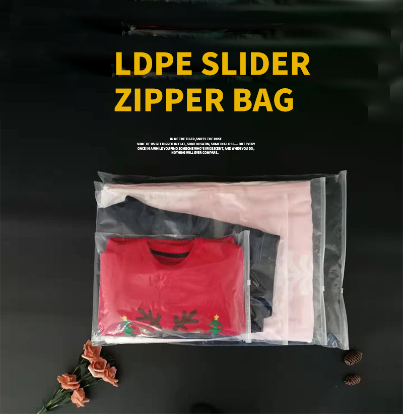 zipper lock bag for clothing
