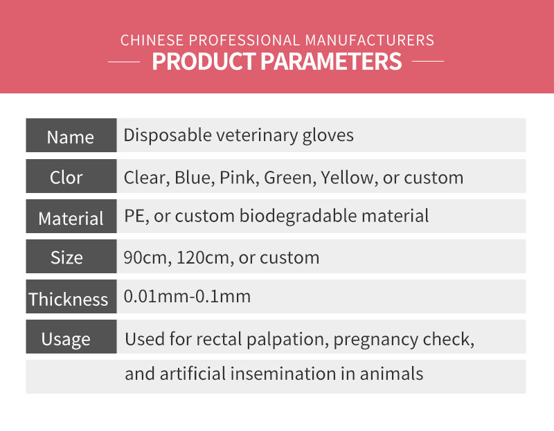 long veterinary gloves