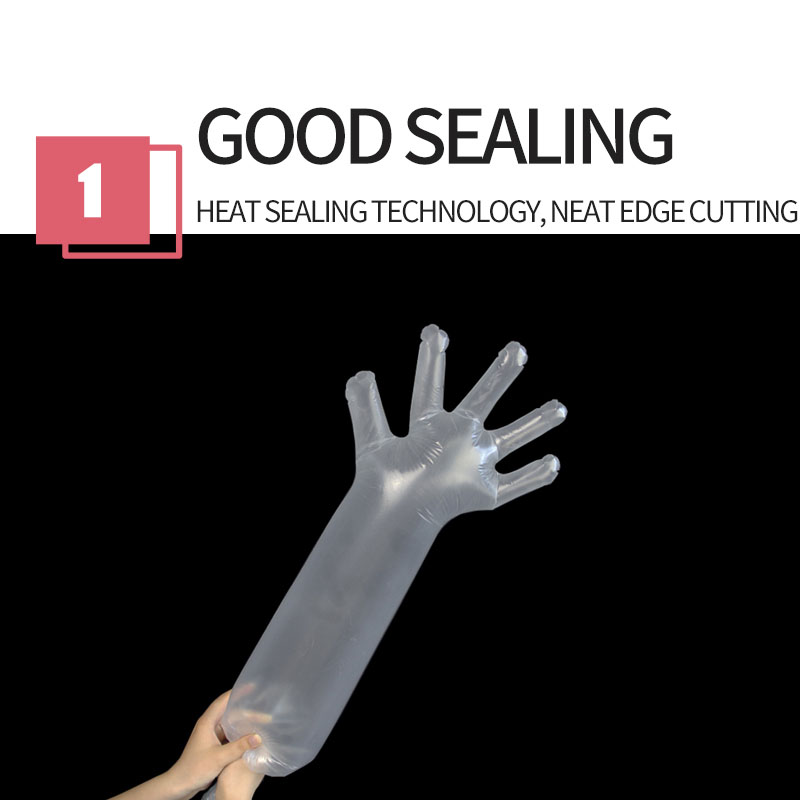 long arm veterinary plastic gloves