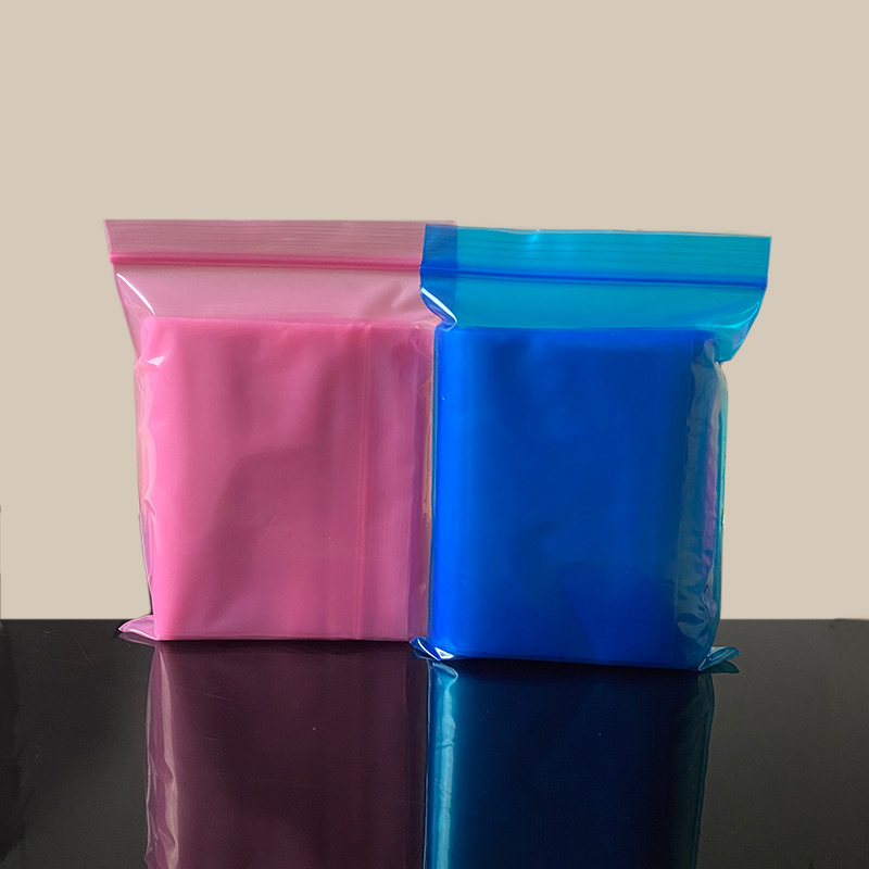 blue ziplock bags