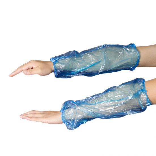 Disposable Blue Plastic Sleeves Covers Arm Protectors with