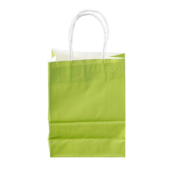 Kraft Paper Bag with Hole Handle, Customized Size and Printing Are Welcome  - China Paper Bag and Paper Shopping Bag price