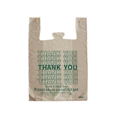 Brown thank you plastic bags