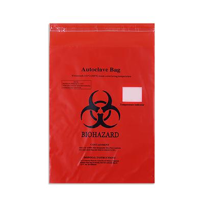  Stick-On Biohazard Infectious Red Waste Bags