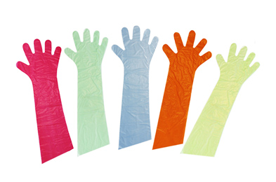 New product- disposable long arm veterinary gloves